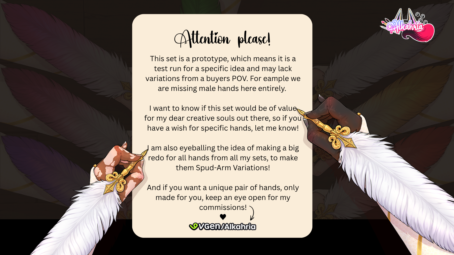 Female Hands V1.0 - Inclusion starts with the small things - Art Asset ADD-ON [25+ Assets in 1 Canva Template]