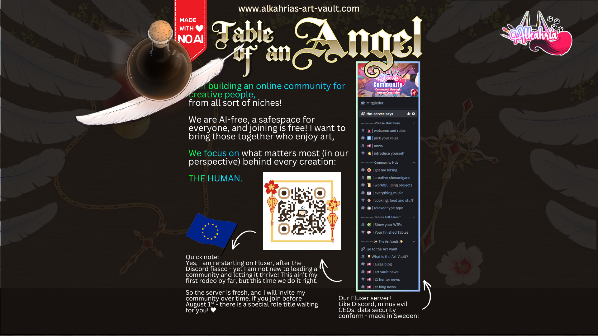 TABLE of an ANGEL - inspired by christianity, infused with fantasy - Art Asset Pack [40+ Assets in 3 Canva Templates] (Kopie)